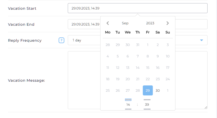 Date Picker Input