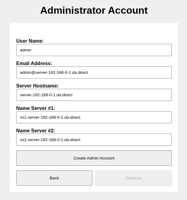 Installer - Step 2
