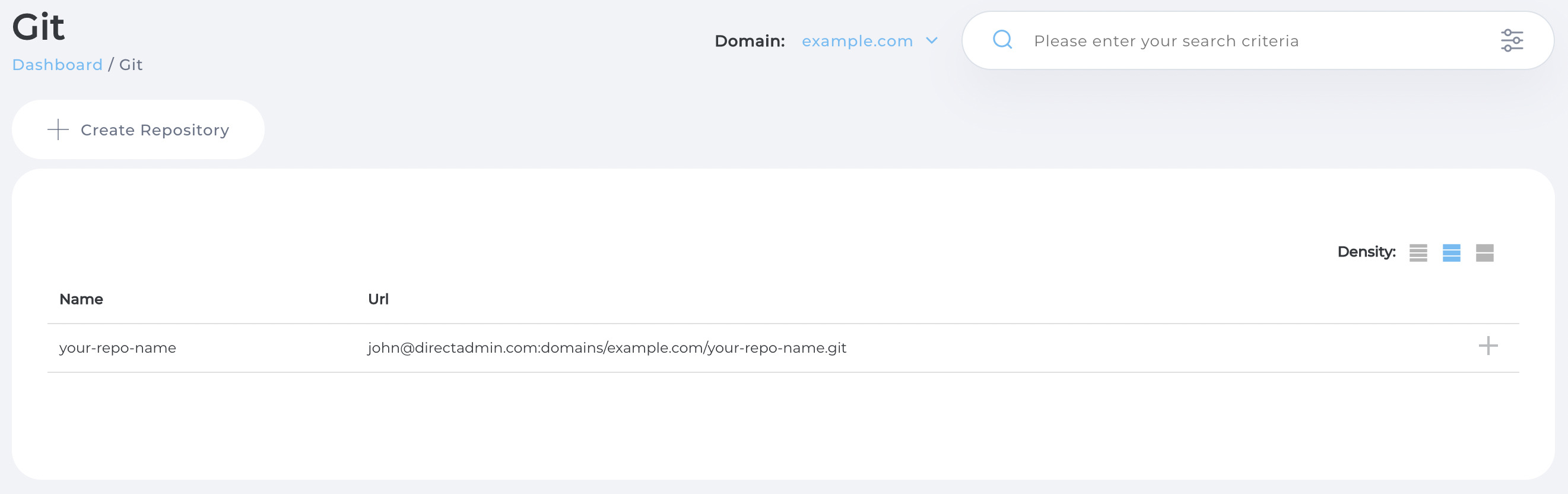 Repos View Repos View